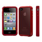 プレアデスシステムデザイン SwitchEasy TRIM for iPhone 4 Red SW-TM4-R