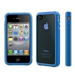 プレアデスシステムデザイン SwitchEasy TRIM for iPhone 4 Blue SW-TM4-BL