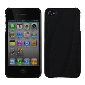 プレアデスシステムデザイン Bioserie Bioplastic Case for iPhone 4 Black AIP4101-BK