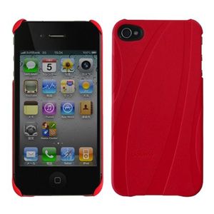 プレアデスシステムデザイン Bioserie Bioplastic Case for iPhone 4 Red AIP4101-RD