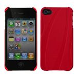 プレアデスシステムデザイン Bioserie Bioplastic Case for iPhone 4 Red AIP4101-RD