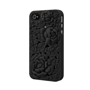 プレアデスシステムデザイン SwitchEasy Avant-garde for iPhone 4S/4 Blossom Black SW-BLO4S-BK