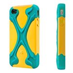 プレアデスシステムデザイン SwitchEasy CapsuleRebelX for iPhone 4S/4 Cyan X Yellow SW-REBX4S-BY