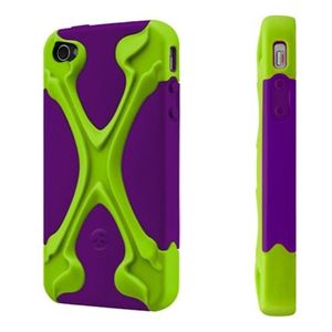 プレアデスシステムデザイン SwitchEasy CapsuleRebelX for iPhone 4S/4 Lime X Purple SW-REBX4S-LPU