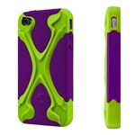 プレアデスシステムデザイン SwitchEasy CapsuleRebelX for iPhone 4S/4 Lime X Purple SW-REBX4S-LPU