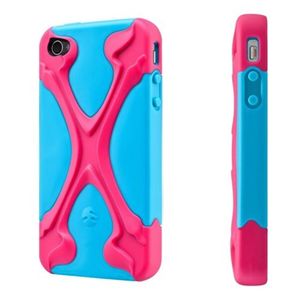 プレアデスシステムデザイン SwitchEasy CapsuleRebelX for iPhone 4S/4 Magenta X Cyan SW-REBX4S-PB