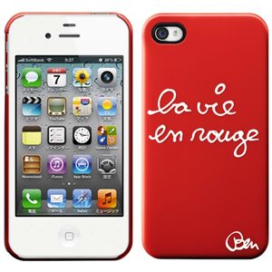 プレアデスシステムデザイン Case Scenario BEN for iPhone 4S/4 LA VIE EN ROUGE BEN-IPH4-VR