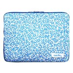 プレアデスシステムデザイン Case Scenario KEITH HARING Canvas Sleeve with Zip for MacBook Pro 15 Graffiti Print Blue KH-MPB15-C-GPBL