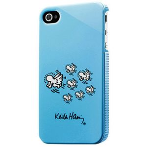 プレアデスシステムデザイン Case Scenario KEITH HARING for iPhone 4S/4 Blue Angels KH-IPH4-BA