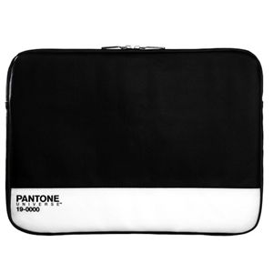 プレアデスシステムデザイン Case Scenario PANTONE UNIVERSE Canvas Sleeve with Zip for MacBook Pro 15 Black PA-MBP15-C-BLK