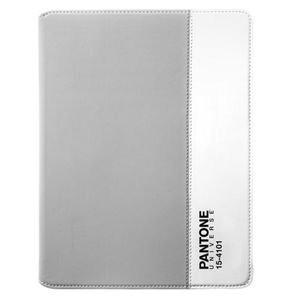 プレアデスシステムデザイン Case Scenario PANTONE UNIVERSE Nubuk Standing Book Case for iPad Grey PA-IPBK-N-GRE