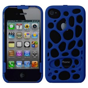 プレアデスシステムデザイン Freshfiber Double Cap Macedonia for iPhone 4S/4 Blue FF-74191505