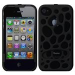 プレアデスシステムデザイン Freshfiber Double Cap Macedonia for iPhone 4S/4 Graphite Black FF-74191501