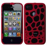 プレアデスシステムデザイン Freshfiber Double Cap Macedonia for iPhone 4S/4 Red FF-74191506