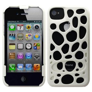 プレアデスシステムデザイン Freshfiber Double Cap Macedonia for iPhone 4S/4 Stone White FF-74191502