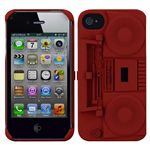 プレアデスシステムデザイン Freshfiber Boombox for iPhone 4S/4 Red FF-74211506