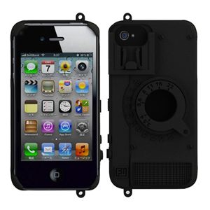 プレアデスシステムデザイン Freshfiber Camera for iPhone 4S/4 Graphite Black FF-74231501