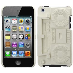 プレアデスシステムデザイン Freshfiber Boombox for iPod Touch 4G Stone White FF-83211502