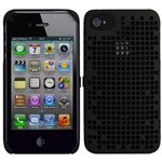 プレアデスシステムデザイン Freshfiber Double Mesh for iPhone 4S/4 Graphite Black FF-74041501