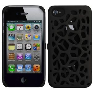 プレアデスシステムデザイン Freshfiber Macedonia for iPhone 4S/4 Graphite Black FF-74081501