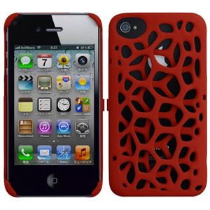 プレアデスシステムデザイン Freshfiber Macedonia for iPhone 4S/4 Red FF-74081506