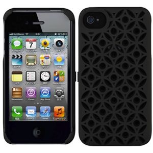 プレアデスシステムデザイン Freshfiber Secret Eyes for iPhone 4S/4 Graphite Black FF-74251501