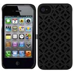 プレアデスシステムデザイン Freshfiber Secret Eyes for iPhone 4S/4 Graphite Black FF-74251501