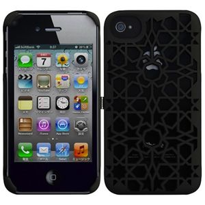 プレアデスシステムデザイン Freshfiber Hidden Stars for iPhone 4S/4 Graphite Black FF-74261501