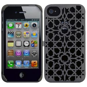 プレアデスシステムデザイン Freshfiber Hidden Stars for iPhone 4S/4 Grey FF-74261504