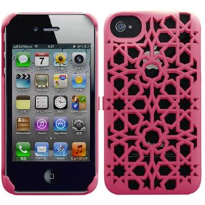 プレアデスシステムデザイン Freshfiber Hidden Stars for iPhone 4S/4 Pink FF-74261507