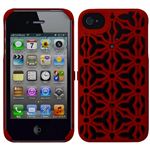 プレアデスシステムデザイン Freshfiber Double Fence for iPhone 4S/4 Red FF-74271506