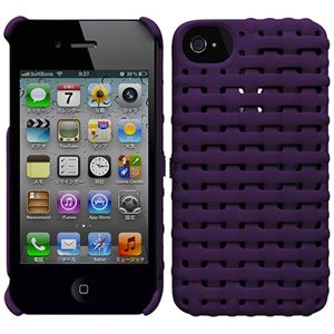 プレアデスシステムデザイン Freshfiber Weave for iPhone 4S/4 Purple FF-74011508