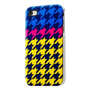 プレアデスシステムデザイン Case Scenario HOUSE OF HOLLAND for iPhone 4S/4 Yellow Houndstooth HH-IPH4-YH