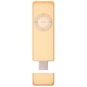 パワーサポート iPod shuffle シリコーンジャケットsetクリアオレンジ FJ-15