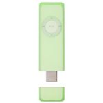 パワーサポート iPod shuffle シリコーンジャケットsetクリアグリーン FJ-16