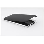 パワーサポート エアージャケットセット for iPod touch 2nd rubber coating(Black) PTX-72