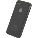 パワーサポート シリコーンジャケットセット for iPhone 4S/4クリアブラック PHC-13