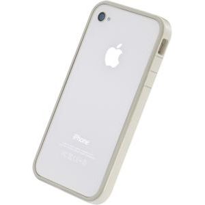 パワーサポート フラットバンパーセット for iPhone4S/4(パールホワイト) PHC-60