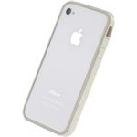 パワーサポート フラットバンパーセット for iPhone4S/4(パールホワイト) PHC-60