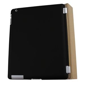 パワーサポート エアージャケットセット for iPad第3世代/iPad2(ラバーコーティングブラック) PIC-72