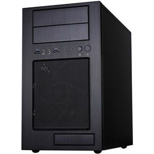 SILVERSTONE <Temjin>PCケースミニタワー型(microATX/ブラック) SST-TJ08B-E