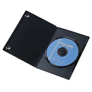 サンワサプライ DVDスリムトールケース(10枚入り) DVD-SL10BK