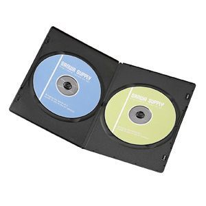 サンワサプライ DVDスリムトールケース(10枚入り) DVD-SL210BK