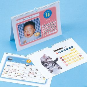 サンワサプライ インクジェット手作りカレンダーキット（吊り下げ用） JP-CALSET26