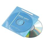 サンワサプライ CD/DVD用不織布ケース(120枚セット・6色ミックス) FCD-FR120MX