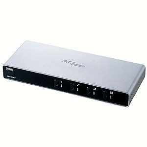 サンワサプライ パソコン自動切替器(4:1) SW-KVM4LP