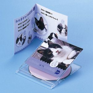 サンワサプライ インクジェットCD・DVDケースカード(見開き・つやなしマット) JP-IND2