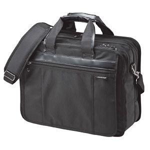 サンワサプライ プリンタ収納PCバッグ BAG-MPR1BK - 拡大画像