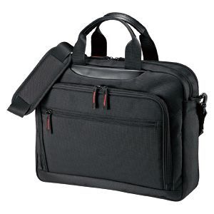 サンワサプライ マチ拡張PCバッグ 14.1型ワイド BAG-W1BK - 拡大画像