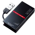 サンワサプライ USB2.0 カードリーダー ブラック ADR-CML5BK